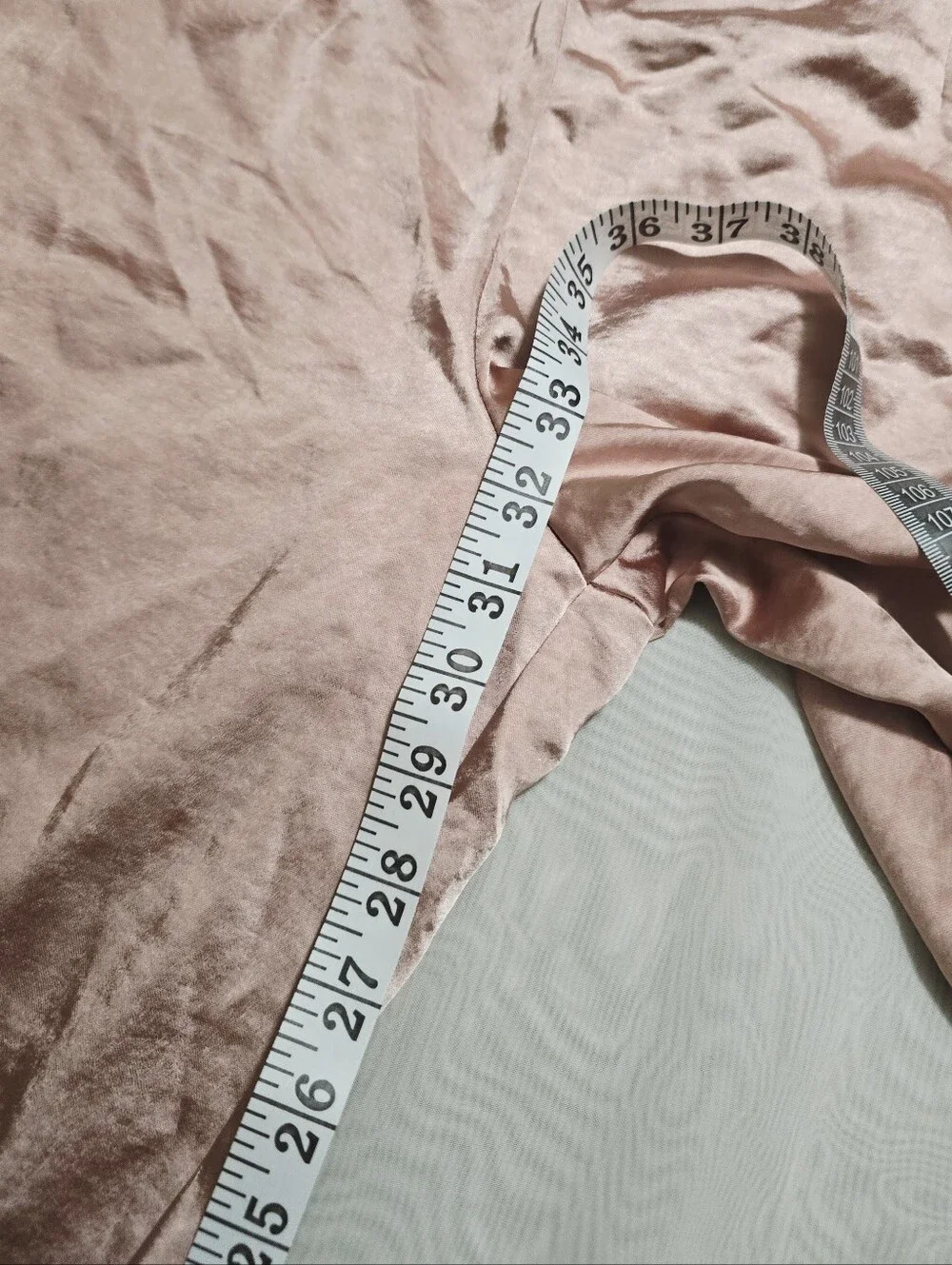 Nasty Gal Take it in Your Stride Wide Leg Pink Satin Pants - Picture 10 of 10